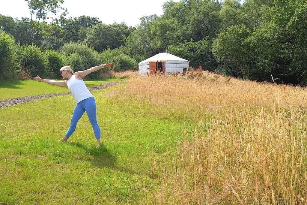 Gilfach Gower Farm Luxury Yurt With Hot Tub Hotel Ammanford Luaran gambar