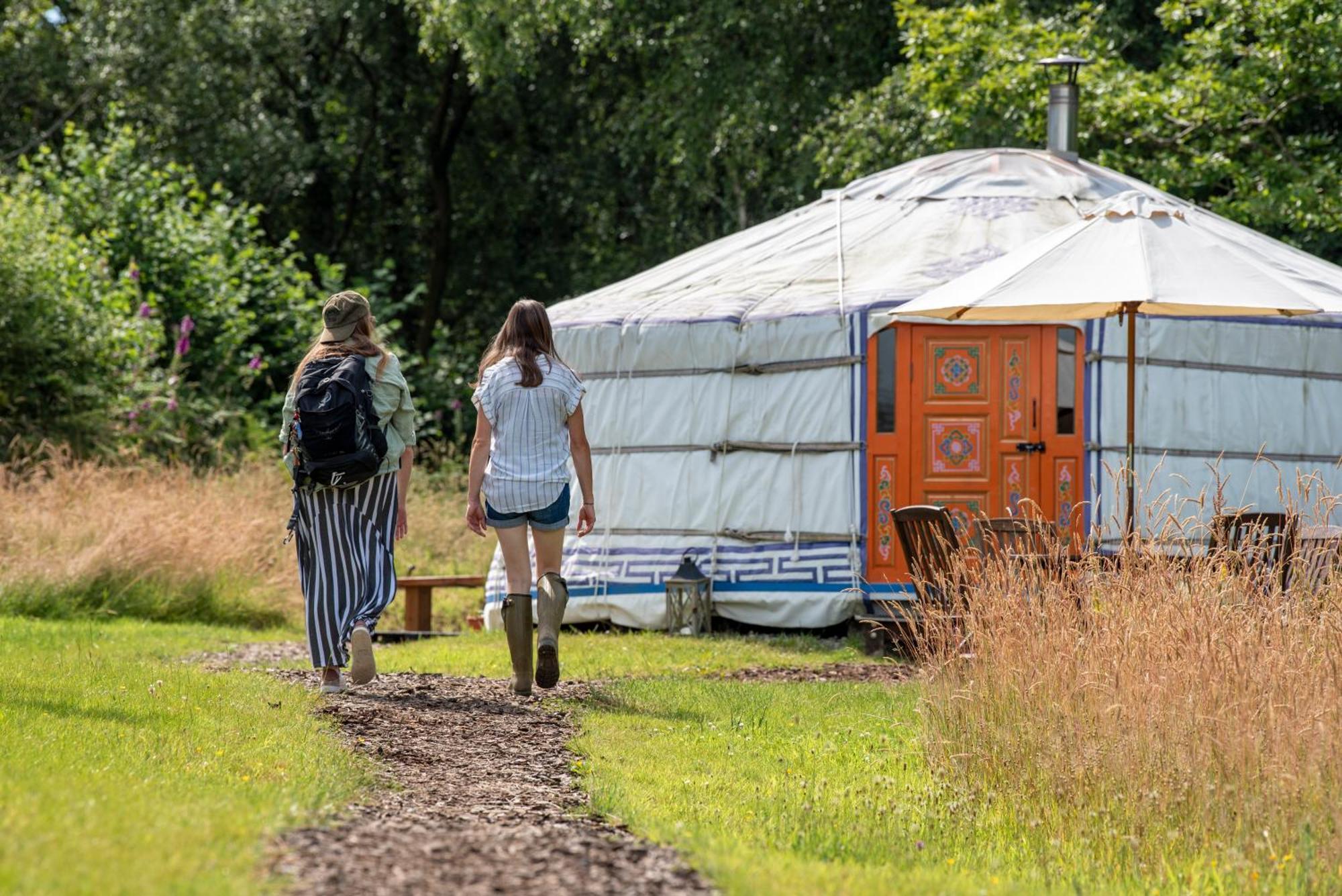 Gilfach Gower Farm Luxury Yurt With Hot Tub Hotel Ammanford Luaran gambar